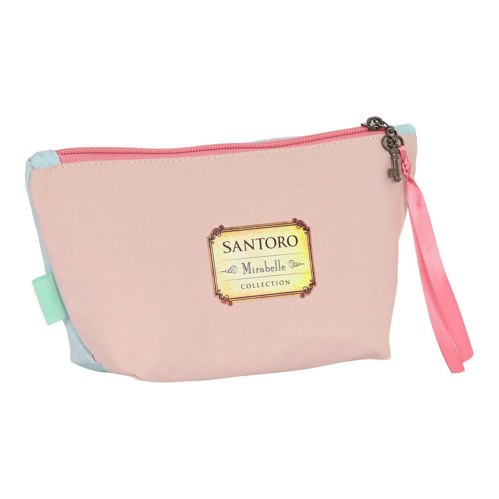 Travel Vanity Case Santoro Estella Pink Light Green Polyester 300D 23