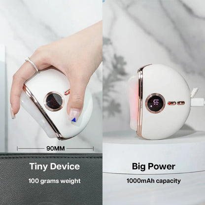 VRAIKO LED Gua Sha Device, Jade Stone Gua Sha Facial Tool with Heat