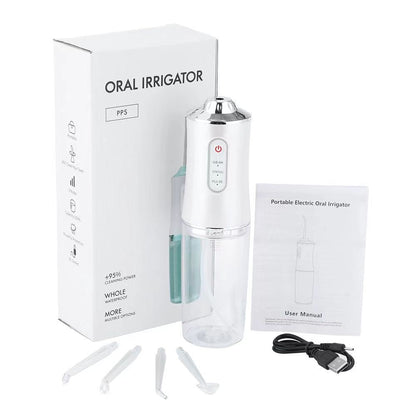 220ML Oral Irrigator USB Rechargeable 3 Modes Portable Dental Water