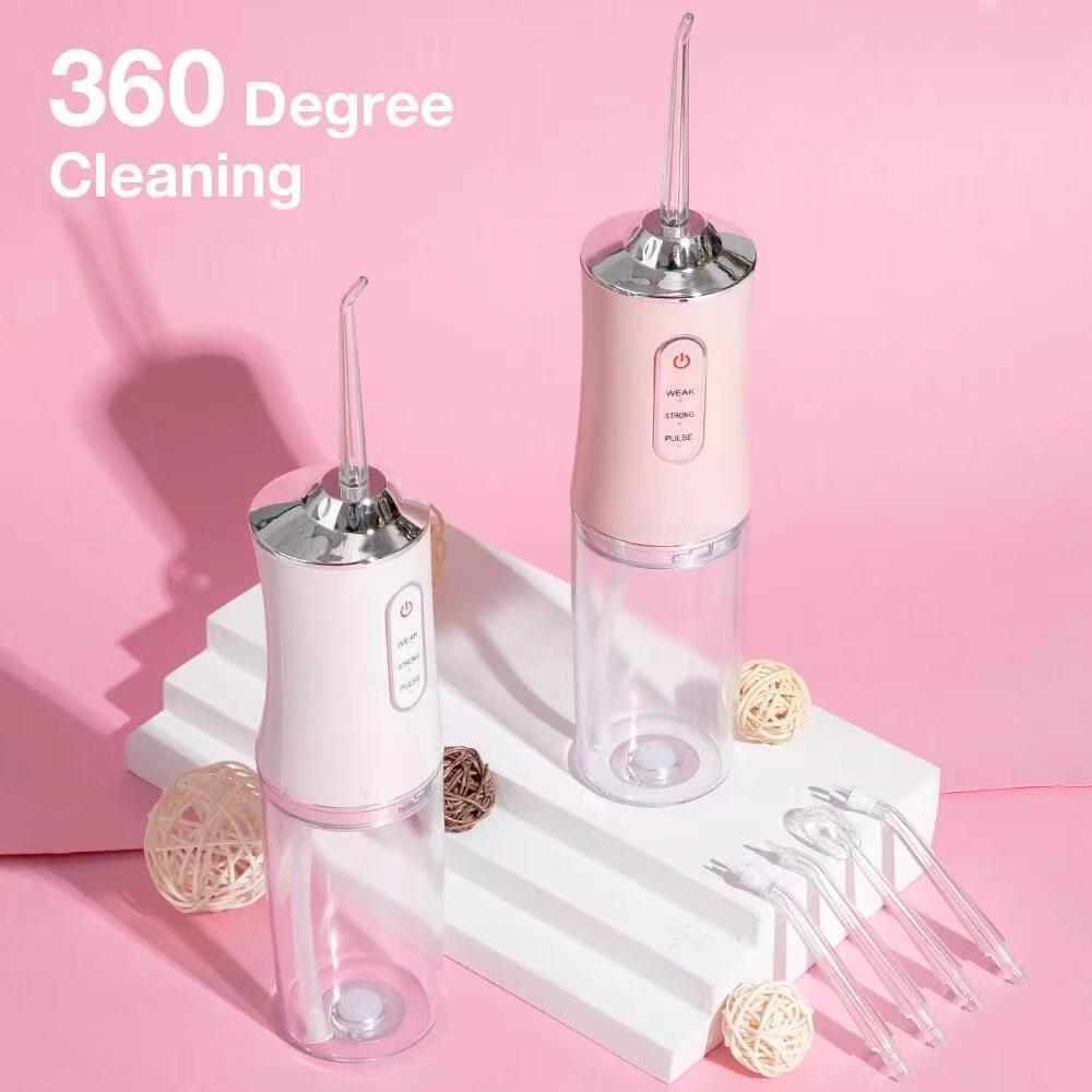 220ML Oral Irrigator USB Rechargeable 3 Modes Portable Dental Water